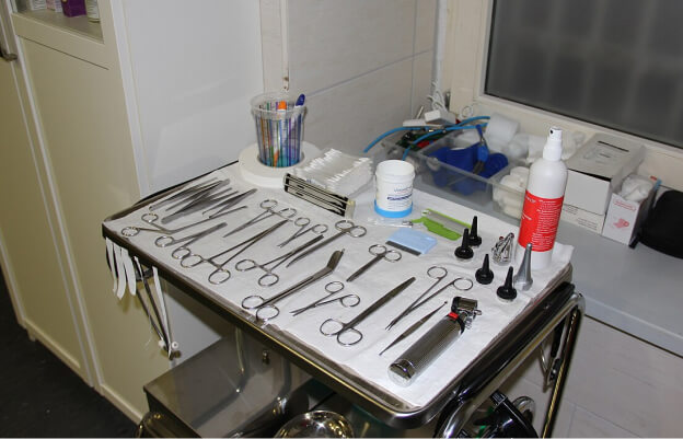 Подготовка стола или инструменты